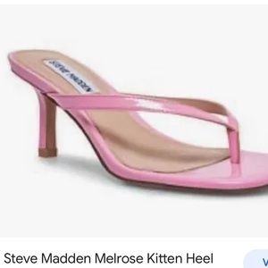 Steve Madden Kitten Heel Thong Sandal